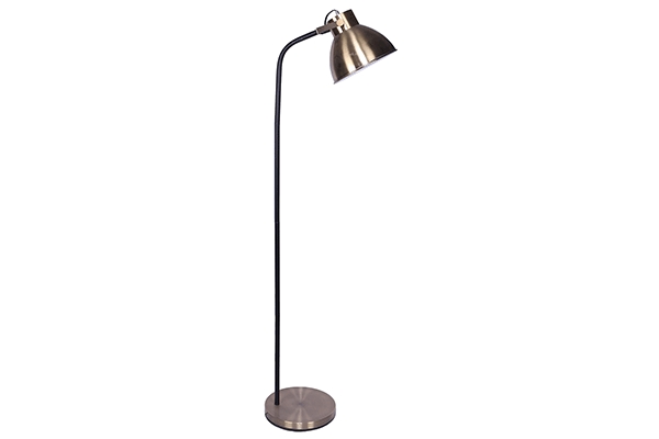 Floor lamp metal 28x40x170 copper-colored