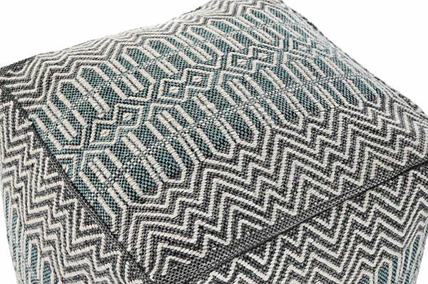 Floor cushion cotton 50x50x50 2750 gr, stripes