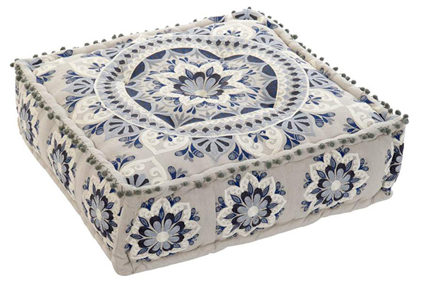 Floor cushion cotton acrylic 60x60x21 4,5 mandala