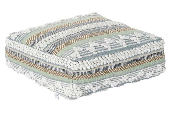 Floor cushion cotton 60x60x25 6300 gr. stripes