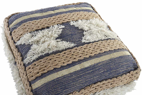 Cushion cotton 60x60x20 6160 gr. stripes blue