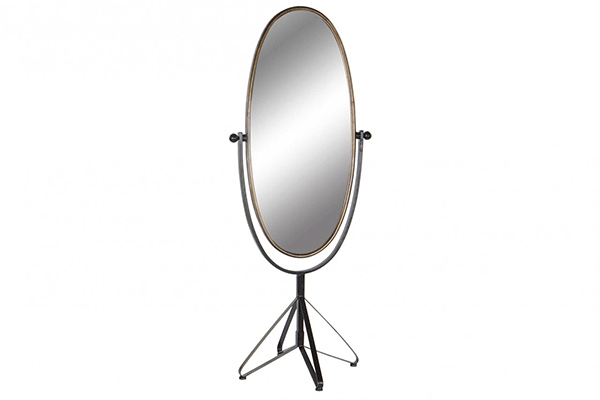 Podno ovalno ogledalo 66x57x163