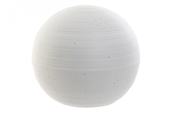 Porcelanska lampa ball white 21x18x19