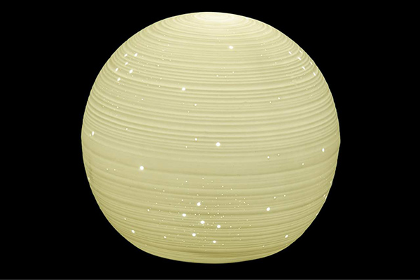 Porcelanska lampa ball white 21x18x19