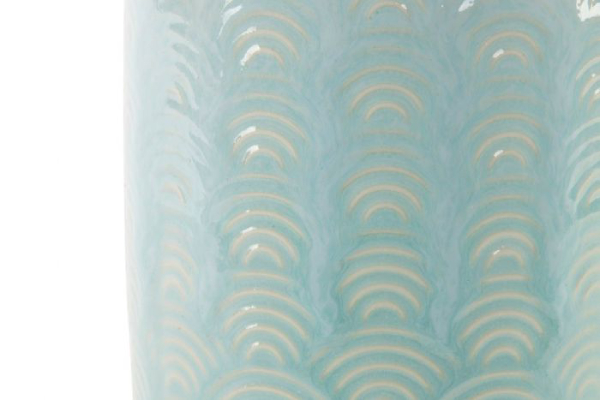 Porcelanska plavo bela vaza 10,5x22