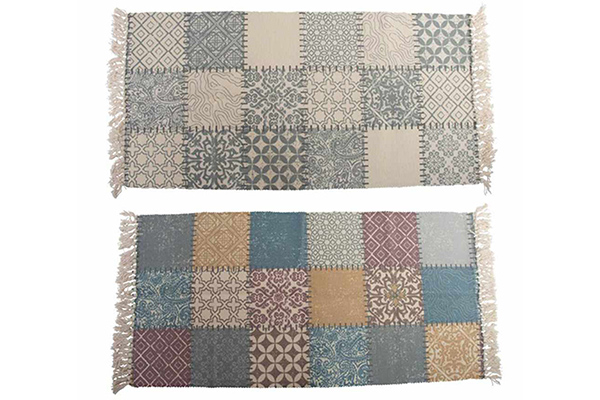 Carpet cotton polyester 120x60 patchwork 2 mod.