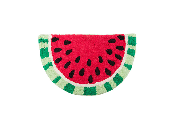 Tropical watermelon rug