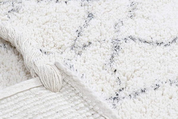 Carpet cotton 160x230 1900 gr. romos white