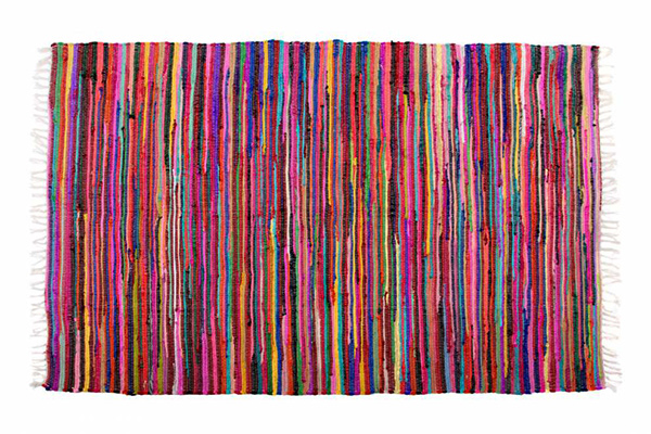 Carpet cotton 195x120 1500gr chindi multicolored