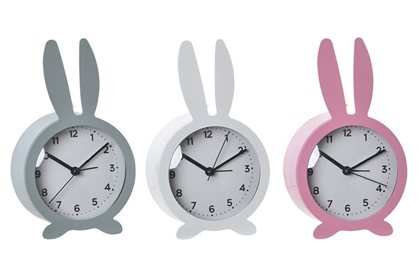 Alarm clock metal 10x5.5x17 little rabbit 3 mod.