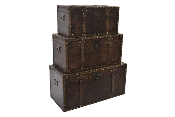 Set braon kovčega/3 79x40,5x40,5