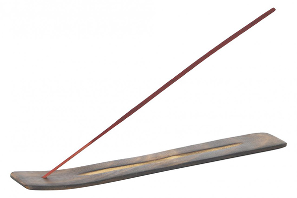 Incense stick set 2 wood 10x30 25 cm. support 6 mo