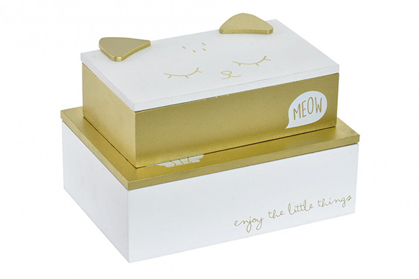 Set kutija golden cat / 2 17x12x6