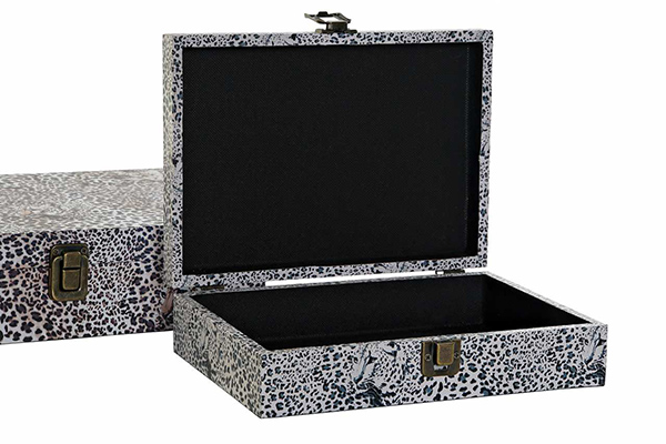 Set kutija z nakit animal white / 2 29,5x22x7,5