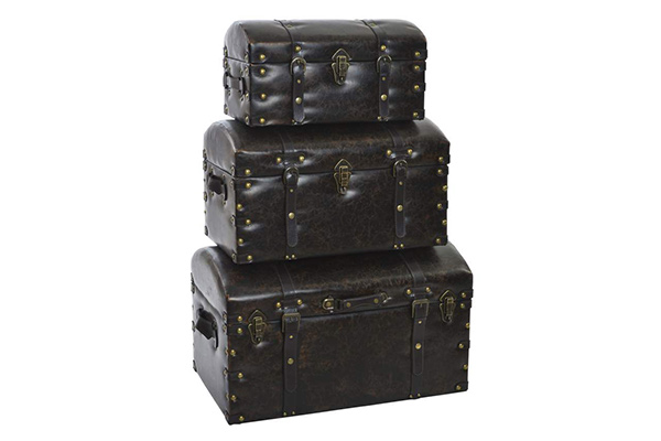 Set od tri  kovčega black 70x43x42