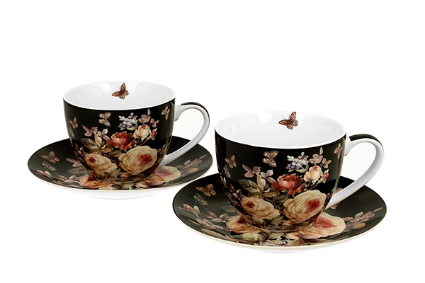 2 cups with saucers warda