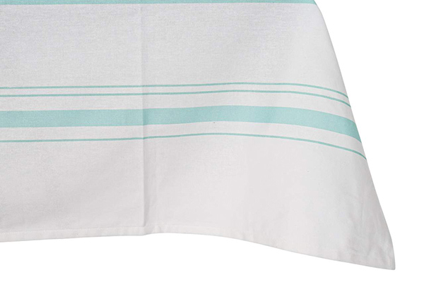 Tablecloth set 4 cotton 150x1x150 mint green