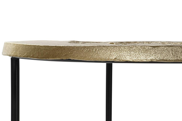 Set stolova glam golden / 2 60x60x43