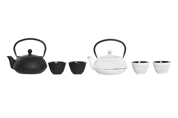 Teapot set 3 cast iron 17,6x15,2x17,6 900ml, 2 mod