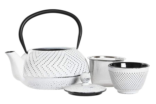 Teapot set 3 cast iron 17,6x15,2x17,6 900ml, 2 mod