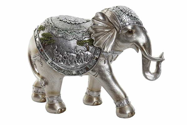 Silver figura slona 30x11,5x22