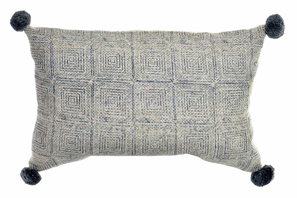 Cushion cotton wool 60x40 925 gr. pompon