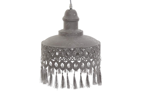 Ceiling lamp metal polyester 25x25x30 flecos aged