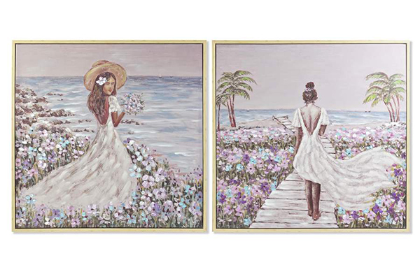 Picture canvas ps 100x4x100 beach girl 2 mod.