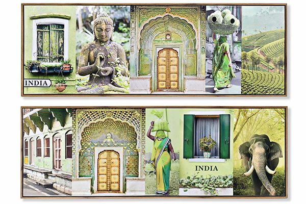 Picture canvas ps 120x2,3x40 india frame 2 mod.