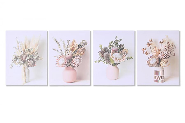 Picture canvas 30x1,8x40 flower vase 4 mod.