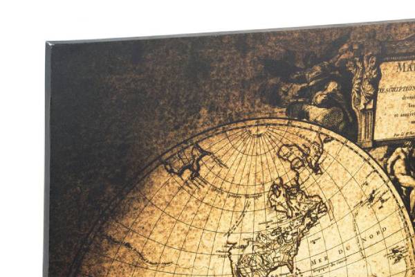 Picture canvas 120x80x2,5 1,5 world map