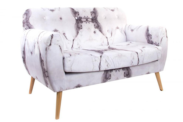 Sofa velvet 142x80x72