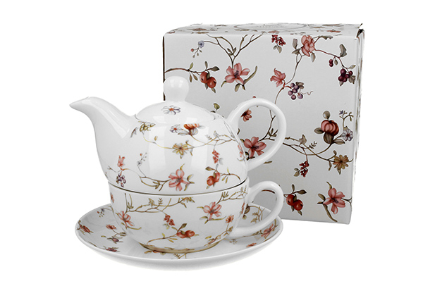 Tea for one porcelanowy safa