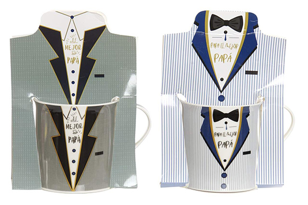 Mug porcelain 12x8,5x8,5 320 ml. suit 2 mod.
