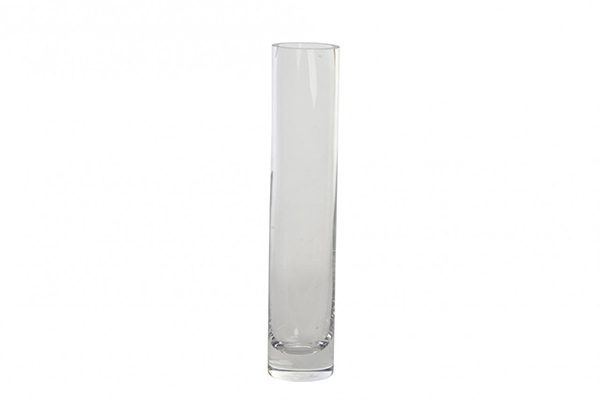 Vase verre 5x5x25 transparent