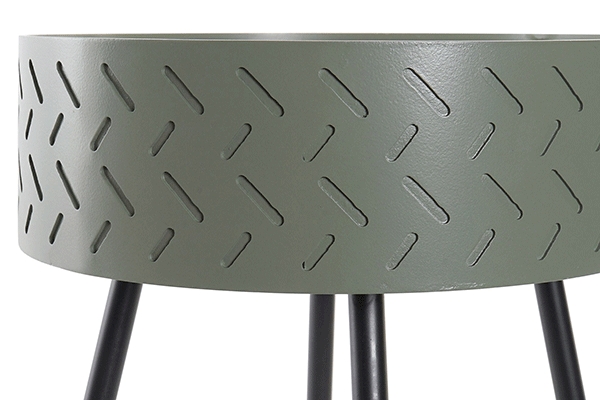 Auxiliary table mdf iron 38,5x38,5x45,5 green