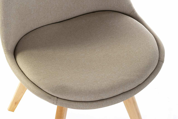 Chair polyester wood 48x56x83 1320 cushion