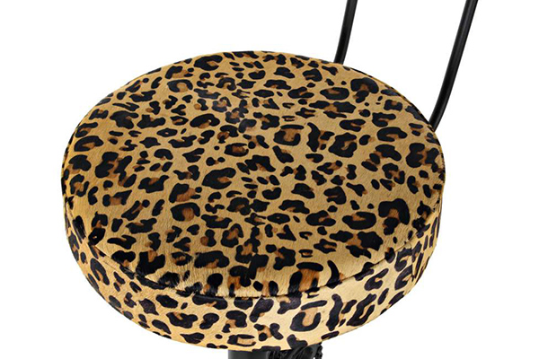 Stolica leopard black 42x48x116