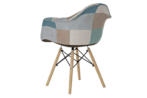 Chair polyester 62x61x83 45,5cm patchwork