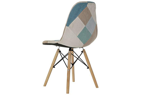 Chair polyester pine tree 47x49x83 47cm patchwork
