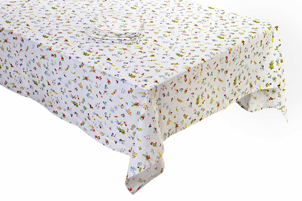Nappe set 4 coton 150x150 cook with love
