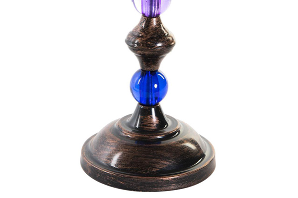 Lampe de table mÉtal acrylique 22x49 dorÉ