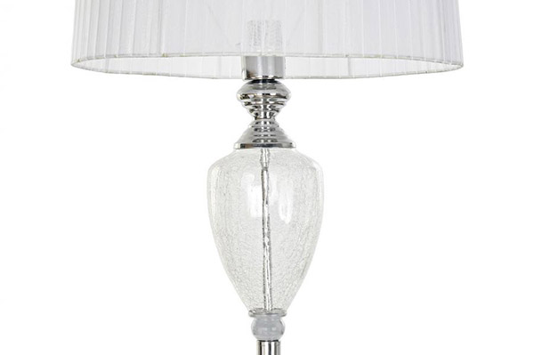 Stona lampa chromed white 40x40x155