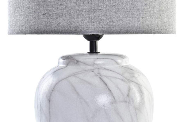 Stona lampa faux marble 28x28x44