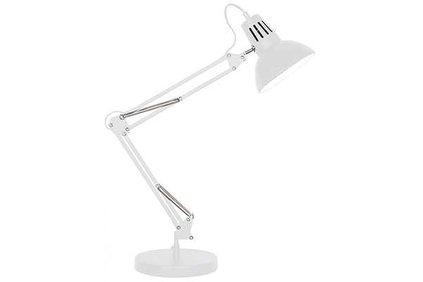 Table lamp metal 22x39x69 flexo white