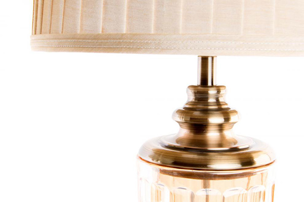 Stona lampa gold transparent 39x60 2 modela