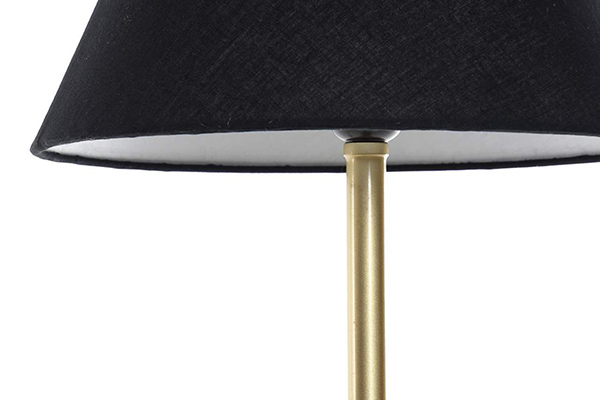 Table lamp iron cotton 30x66 golden