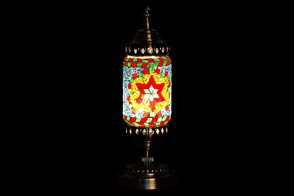 Stona lampa mozaik 12x12x34,5 2 modela