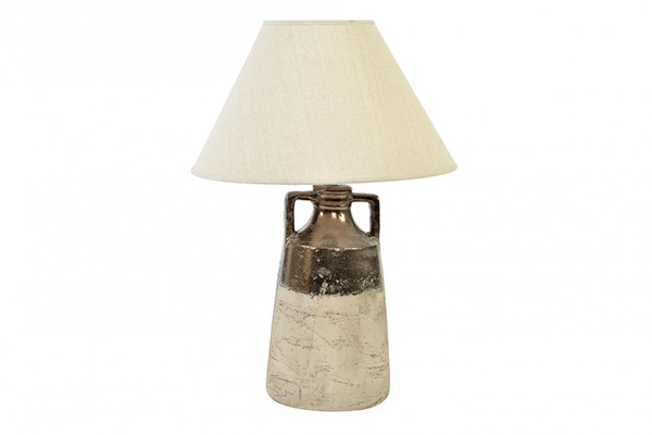 Table lamp stoneware 44x70,5 aged
