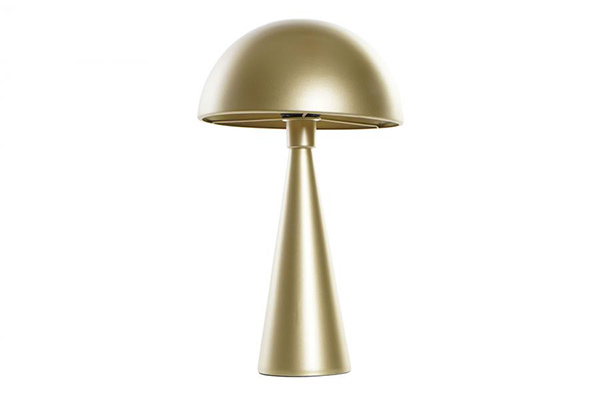Table lamp metal 22x22x36 e14 golden